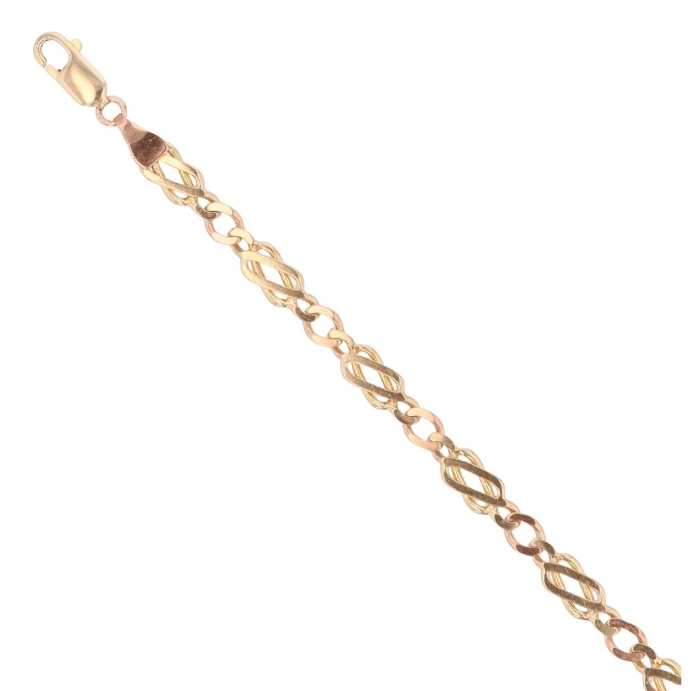 9ct Yellow Gold Celtic Bracelet 7.5"