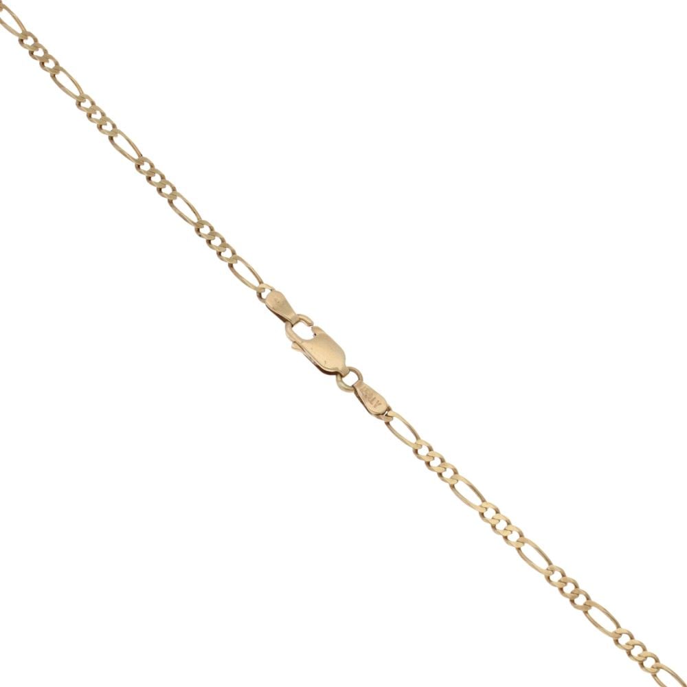 9ct Yellow Gold Figaro Chain 20"
