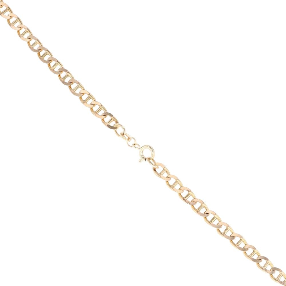 9ct Yellow Gold Anchor Chain 16"