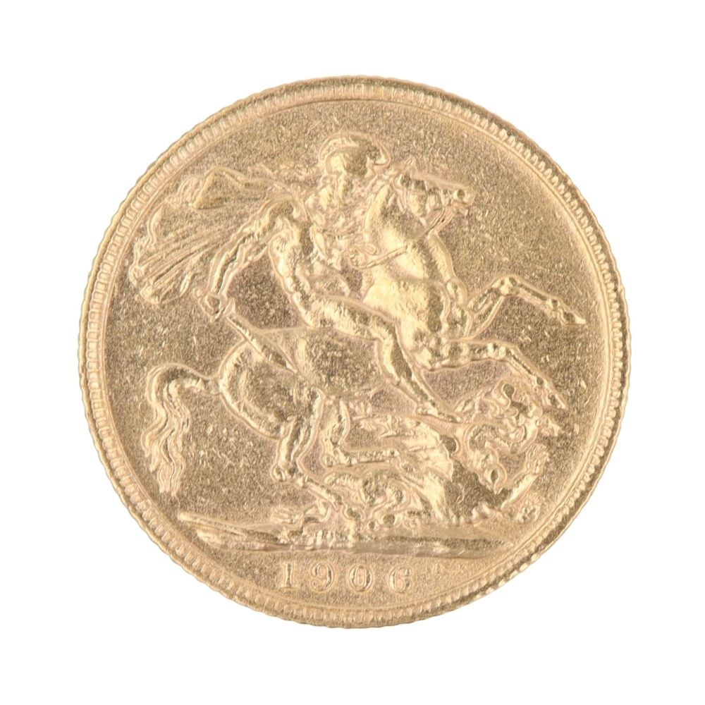 1906 Edward VII Full Sovereign Coin