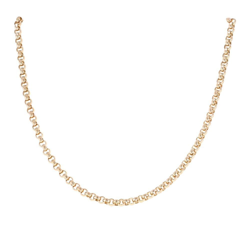9ct Yellow Gold Belcher Chain 20"