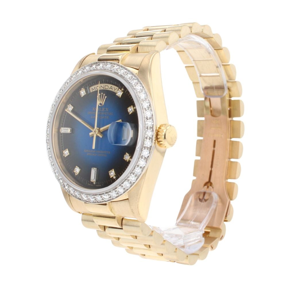 Rolex Custom Day-Date Pre Owned Watch Ref 18238