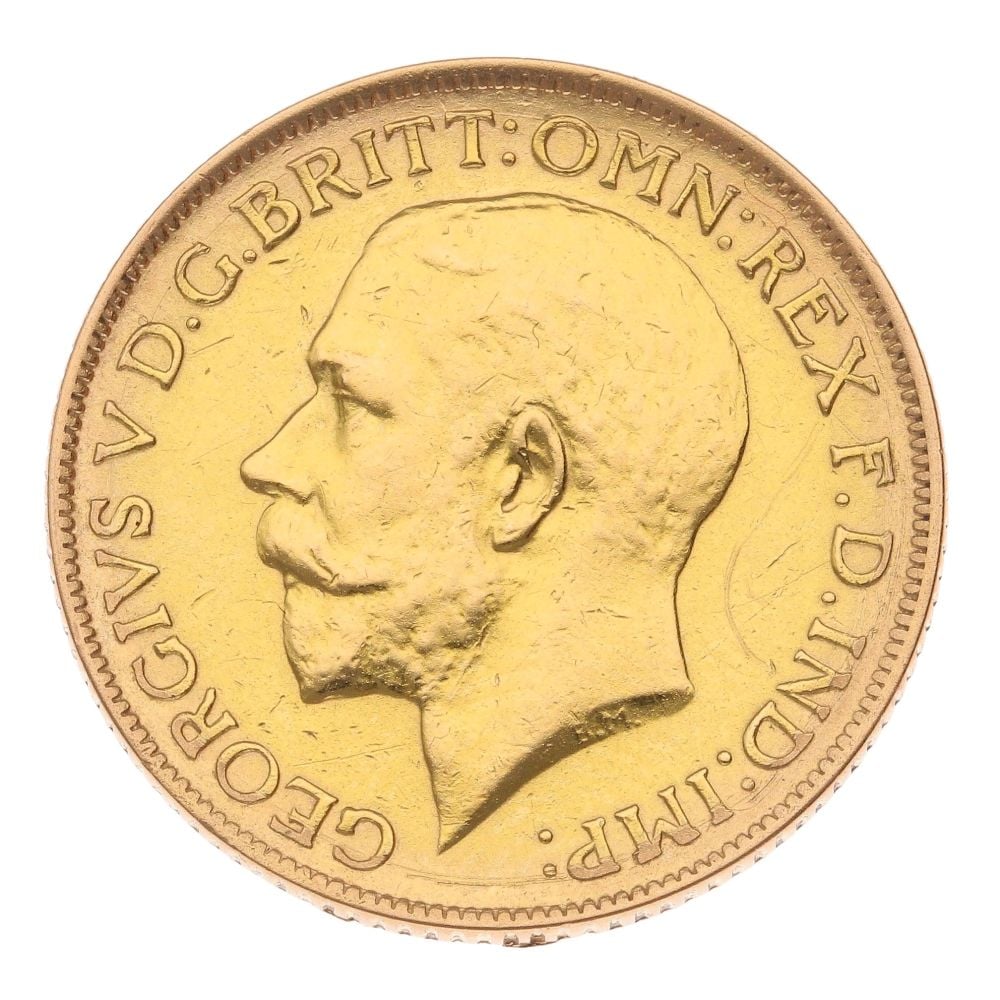 1914 George V Full Sovereign Coin