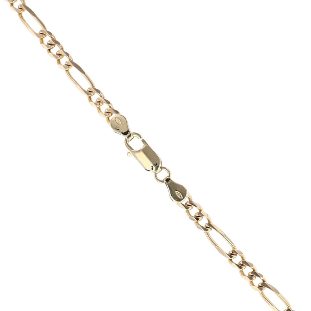 9ct Yellow Gold Figaro Chain 20"