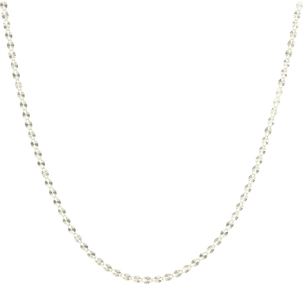 9ct Yellow Gold Starburst Fancy Chain 16"