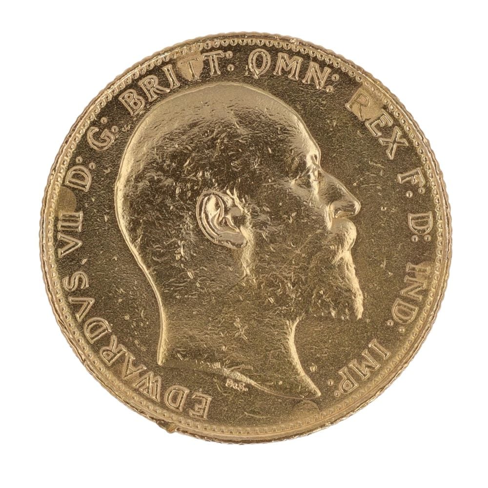 1908 Edward VII Full Sovereign Coin