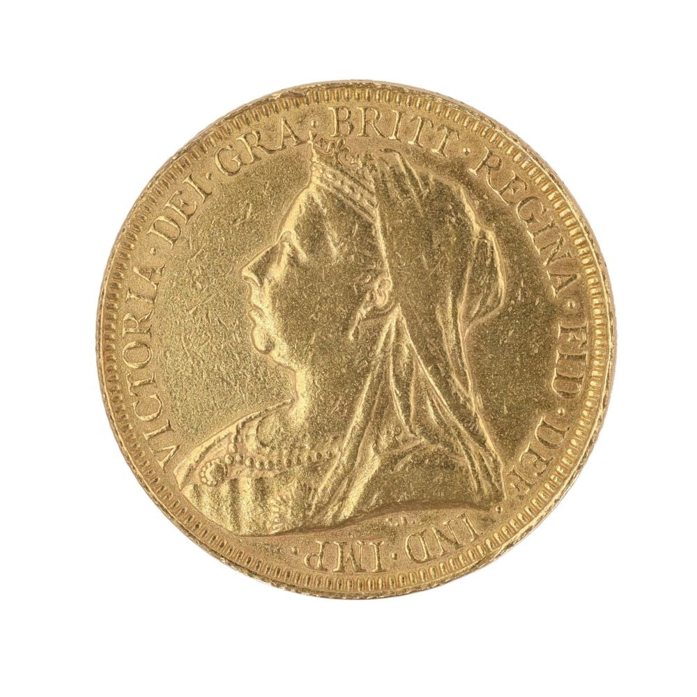 1893 Victoria Full Sovereign Coin