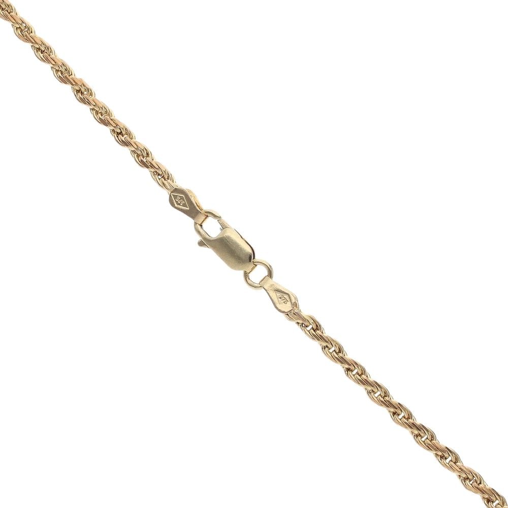 9ct Yellow Gold Rope Chain 20"